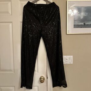 Elegant Black Wide Leg Pants